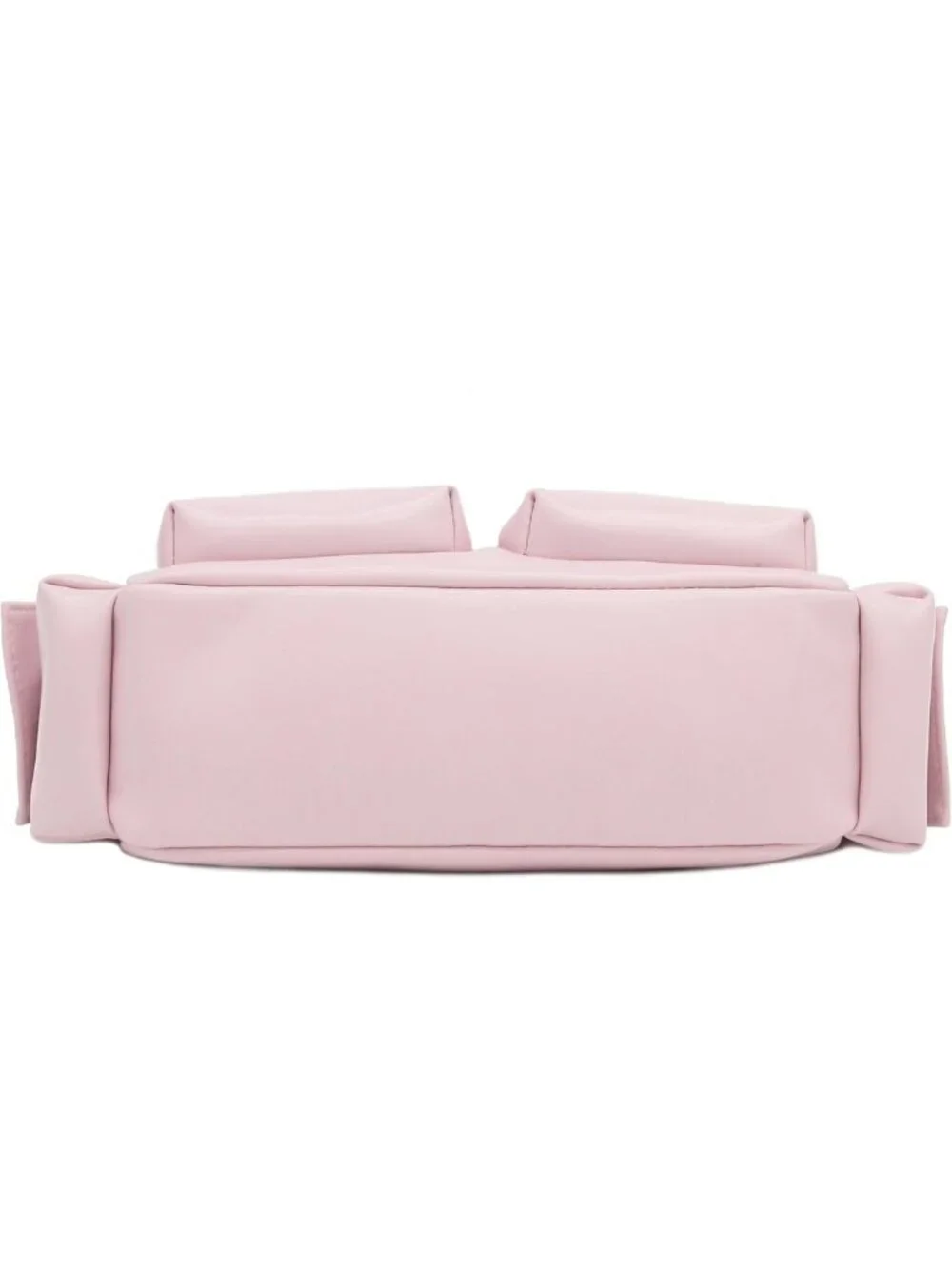 Glossy PU Leather Multi-Pocket Shoulder Bag for Women - Stylish & Versatile